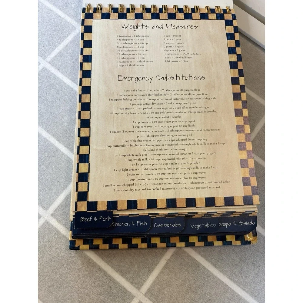 Collective Country Nona Gobel Recipe Journal Angel Shabby Chic Rural Folksy Farm